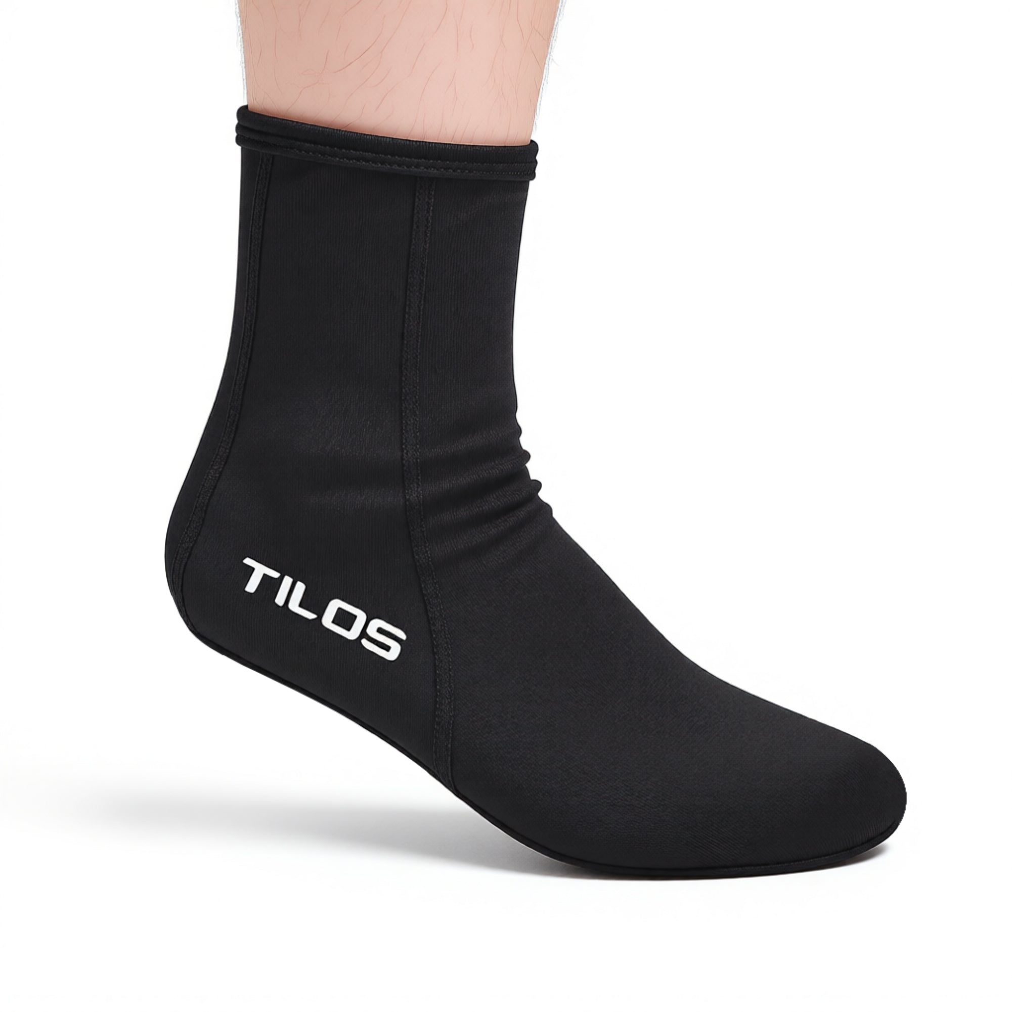 Tilos 8oz Polytex Socks — water sock showing neoprene upper and sole