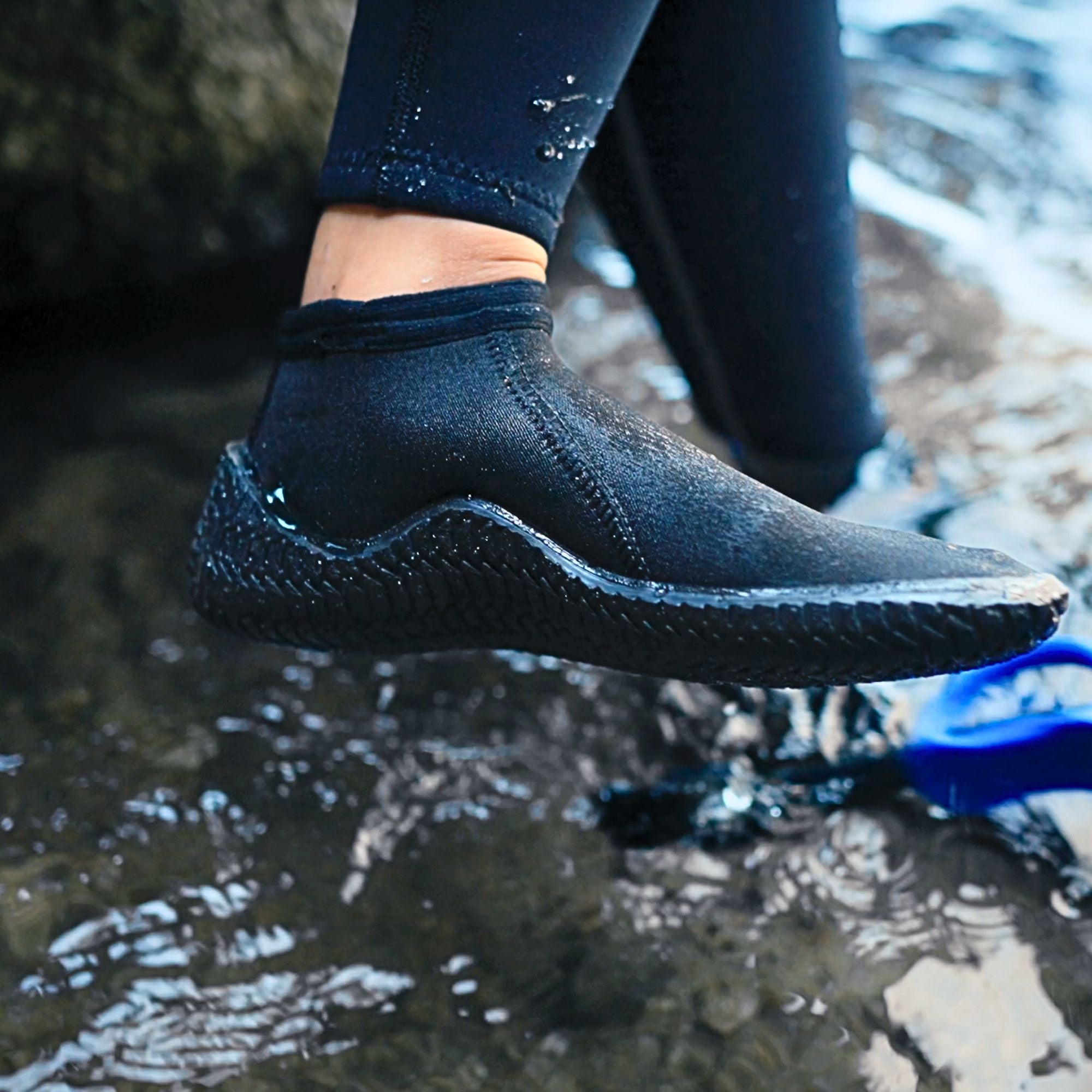 Tilos 3mm Low Cut Trufit Beach Boot — dive boot showing neoprene upper and rubber sole