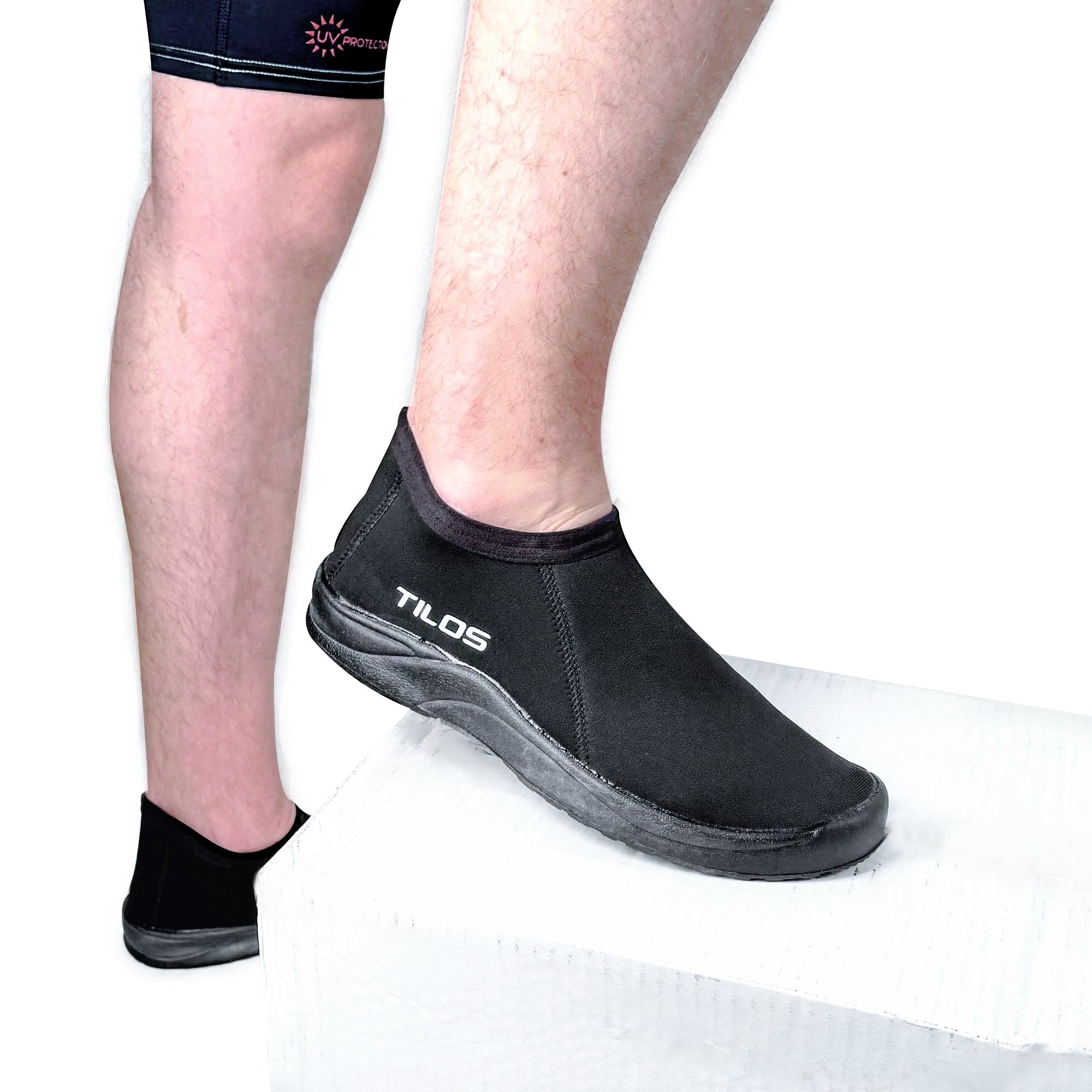 Tilos 3mm Low Cut Molded Vulcanized Sole Beach Boot — side profile