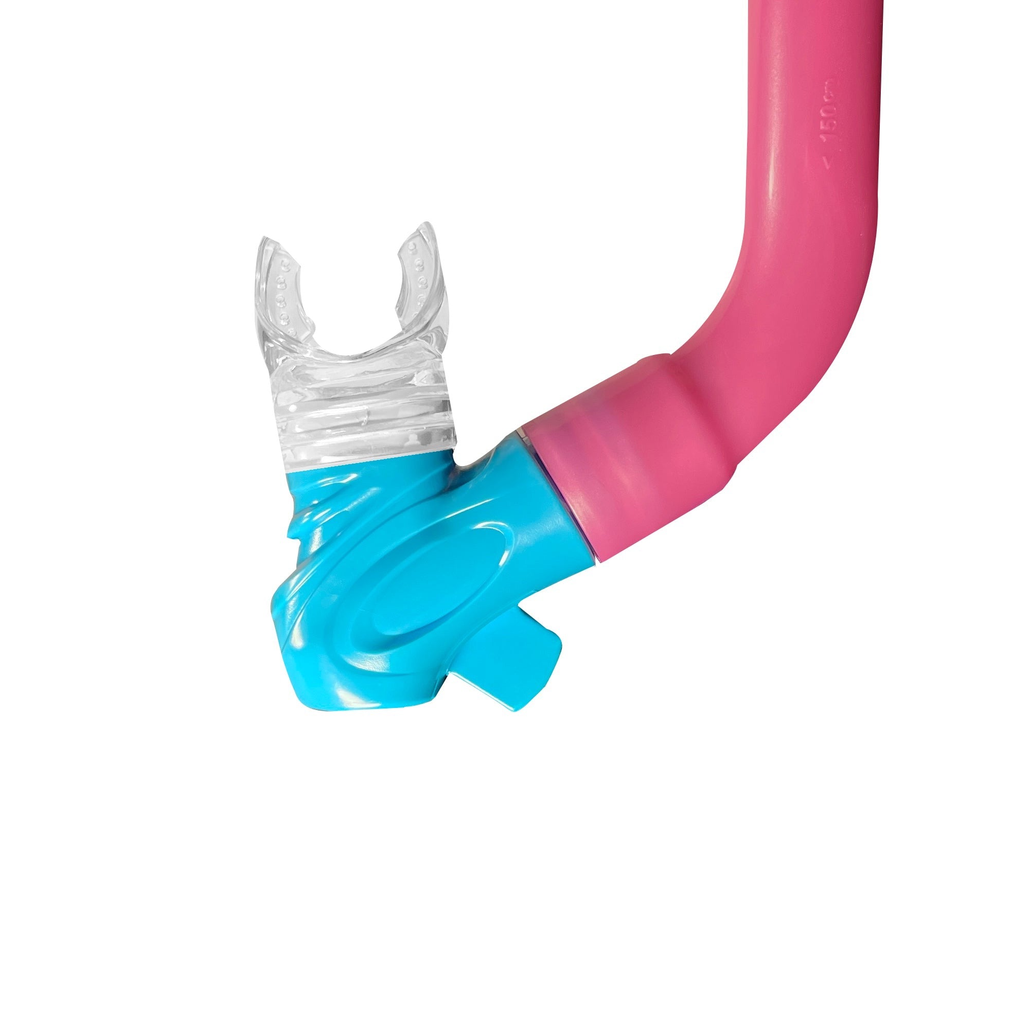 Tilos SOS Whistle Junior Dry Snorkel in blue — kids snorkel with mouthpiece