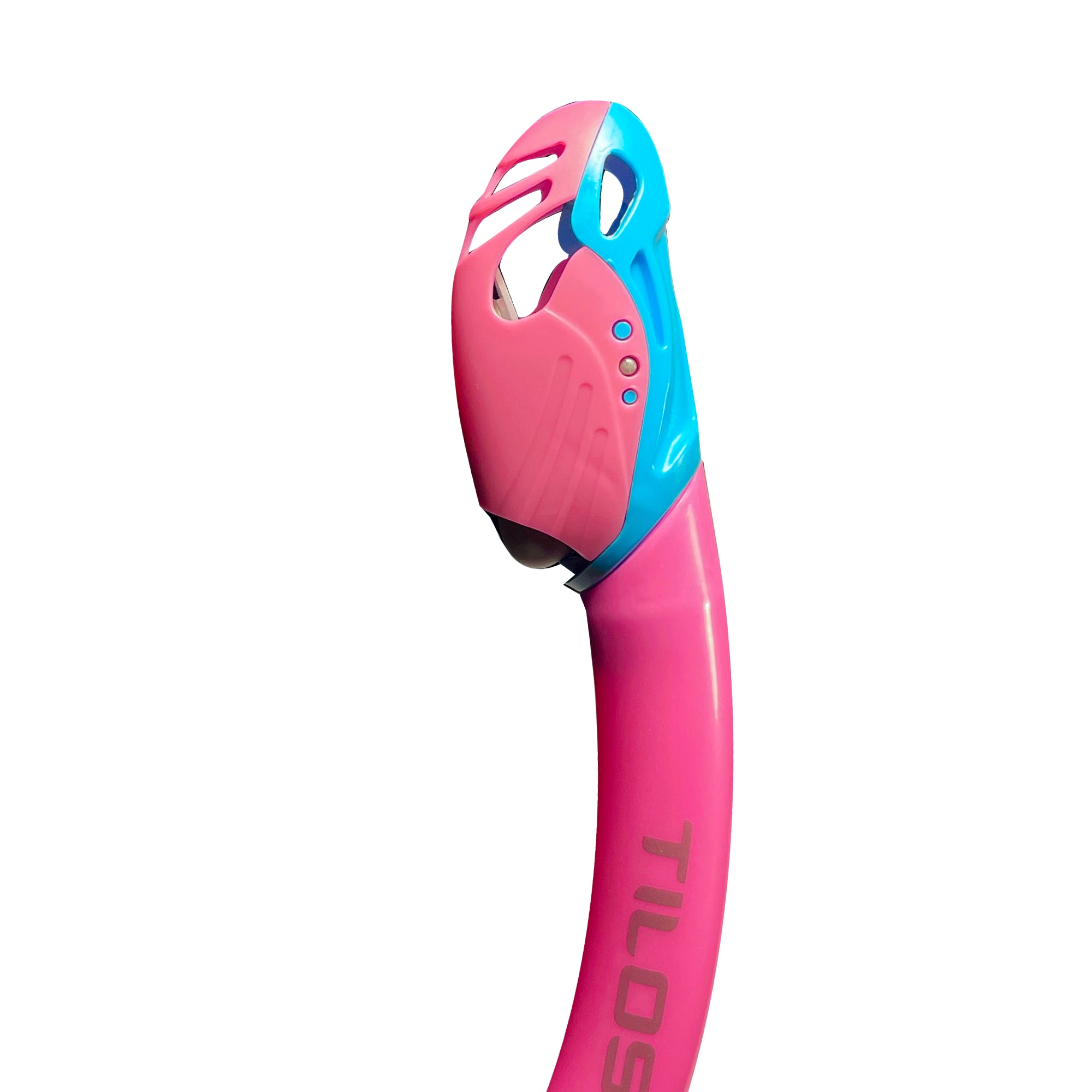 Tilos SOS Whistle Junior Dry Snorkel in blue — kids snorkel with mouthpiece