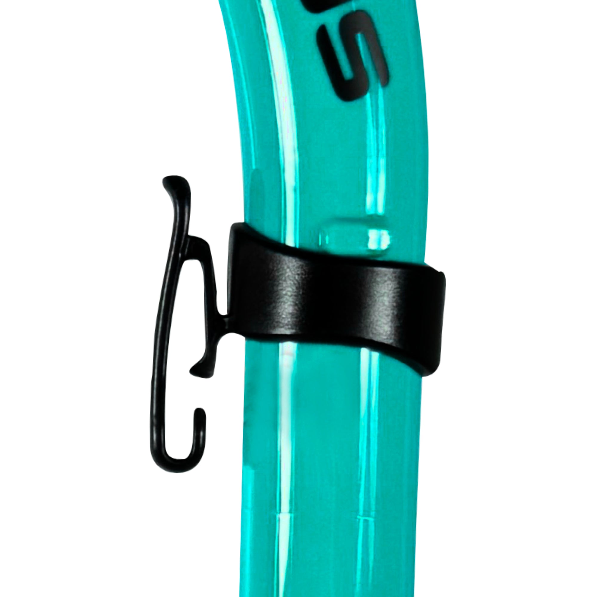 Snorkeler using the Tilos 100% Dry Snorkel at the surface