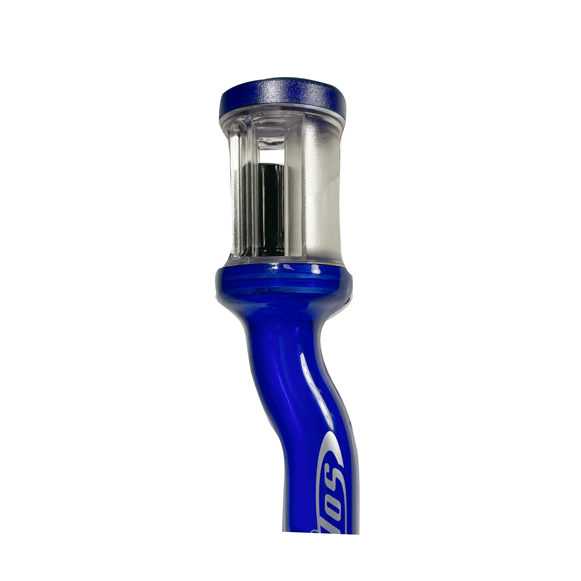 Tilos Kids Totally Dry Jr Snorkel in blue — kids snorkel with mouthpiece