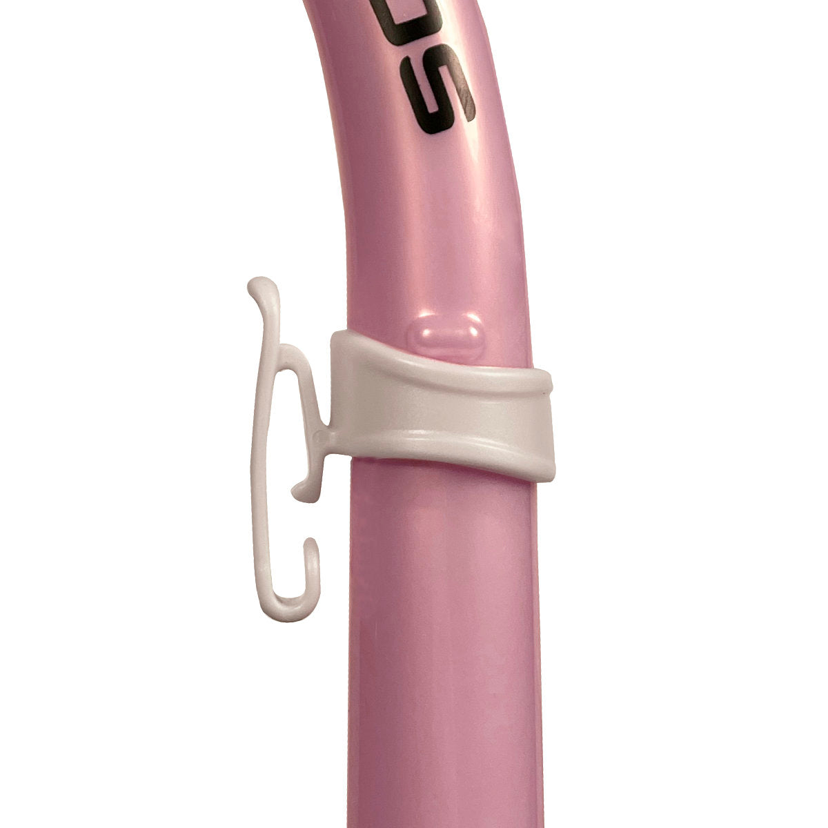 Tilos Oracle Dry Jr Snorkel in pink — kids snorkel with mouthpiece