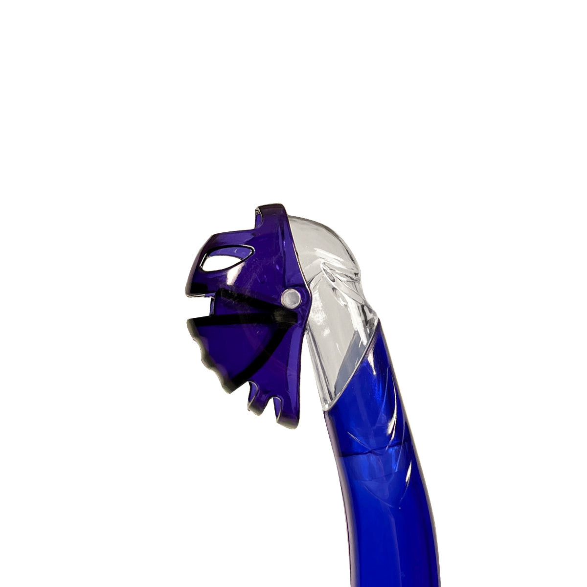 Tilos Oracle Dry Jr Snorkel in teal blue — kids snorkel with mouthpiece