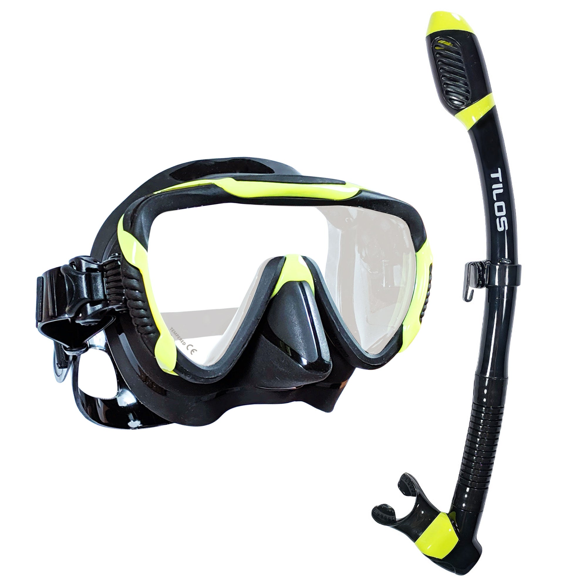 Morphi Mask with Diver Sleek Snorkel Combo Set — Tilos