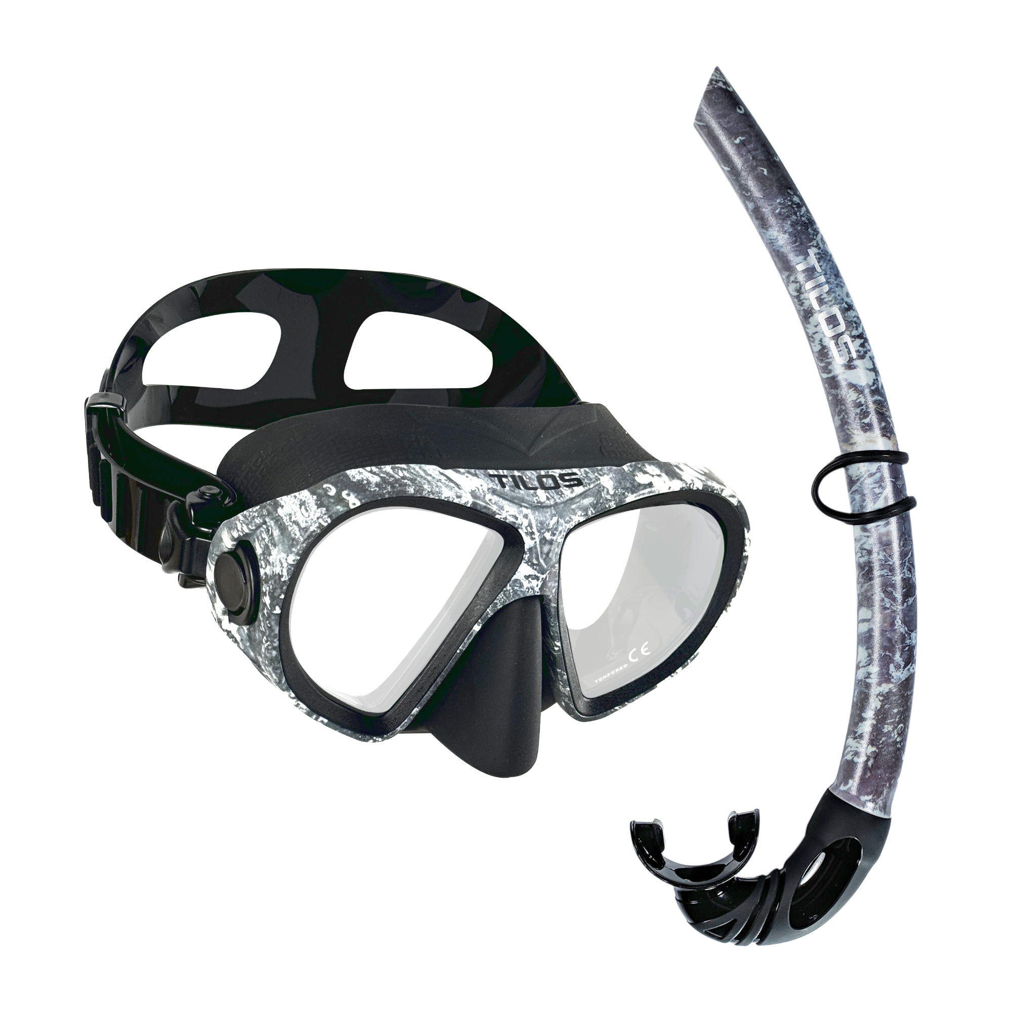 Tilos Aquastalk Mask and Spawn Snorkel Set — mask and snorkel set, product view