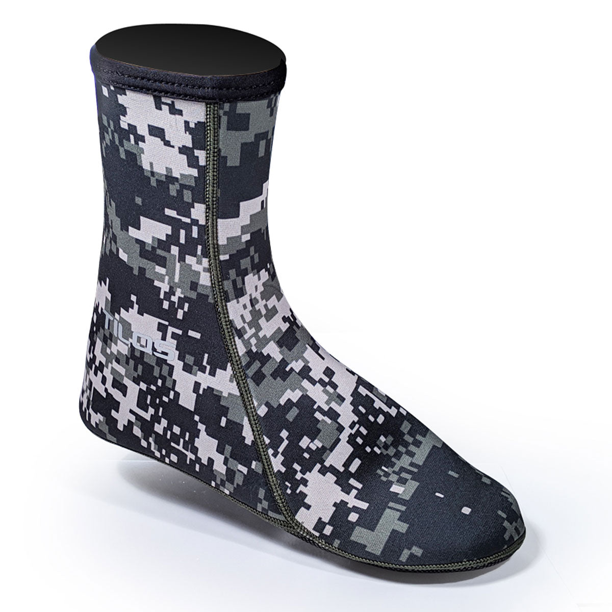 Tilos 3mm Tall Neoprene Sock — water sock showing neoprene upper and sole