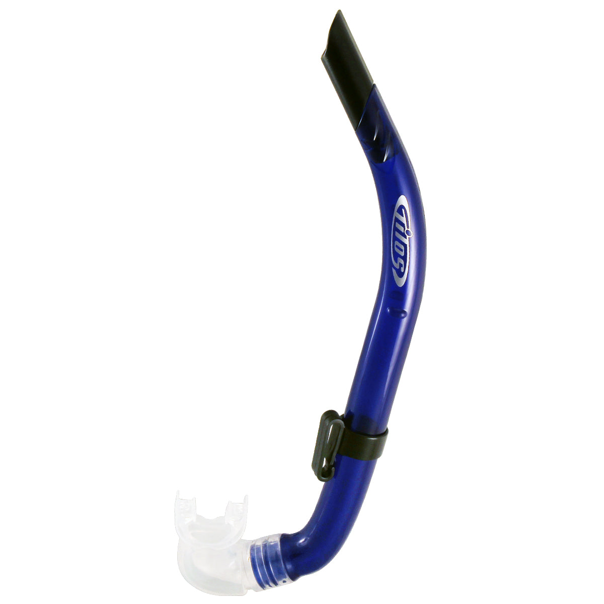 Tilos JX2 Classic Bore Tube Snorkel in teal blue — classic J-style snorkel