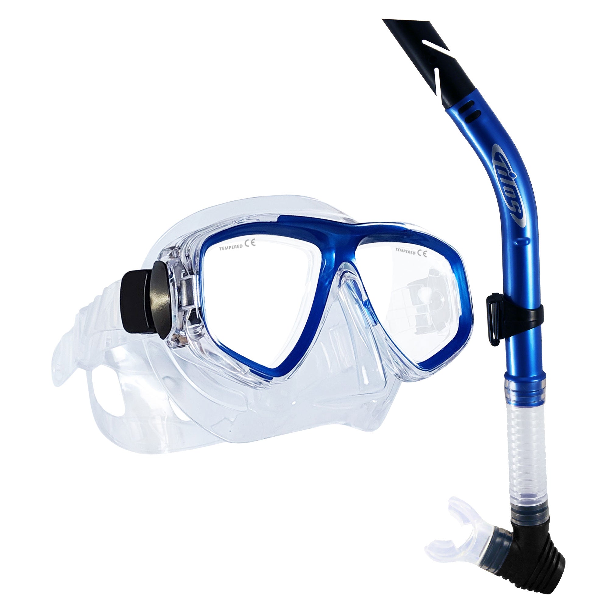 Tilos Fantasia Mask with Splash Snorkel Combo Set — mask and snorkel set, alternate view