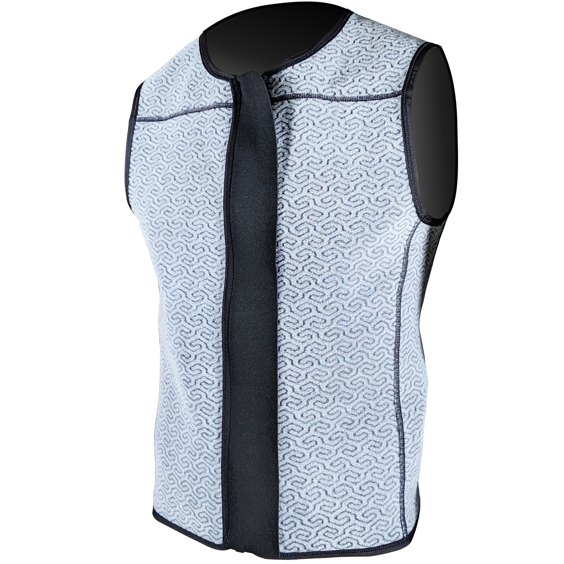 Tilos 1mm Mens Thermoflare Front Zip Vest — neoprene zip vest