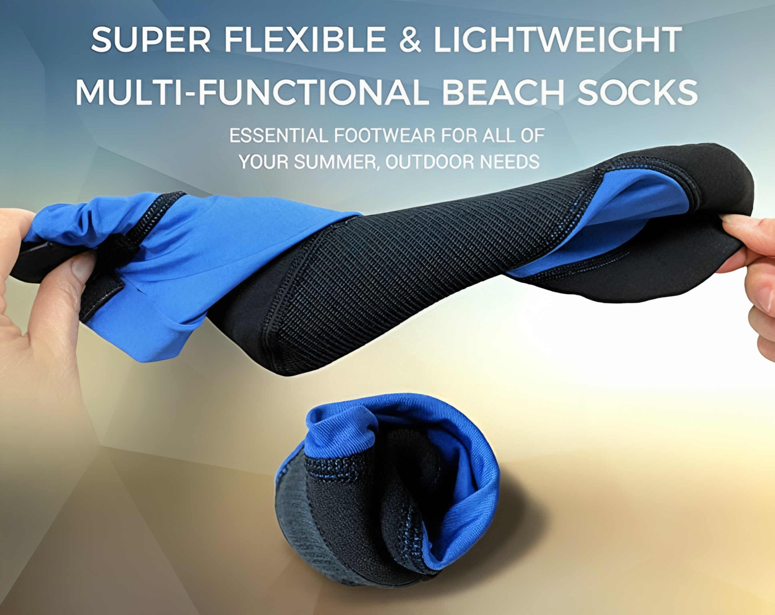 Tilos 2.5mm Sport Skin Sock — water sock showing neoprene upper and sole
