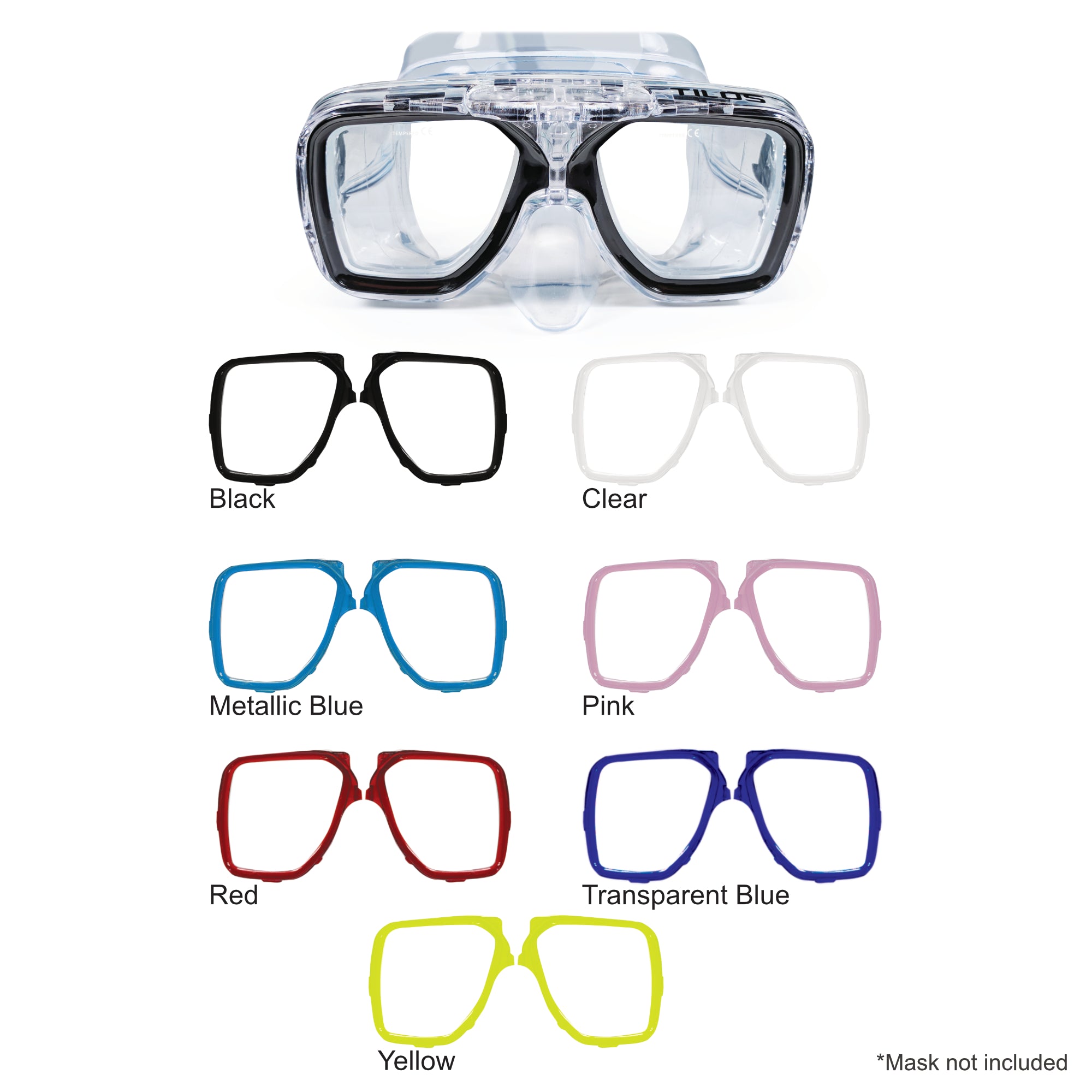 Tilos Universal Plus (M810) Subframe Set — replacement color frame