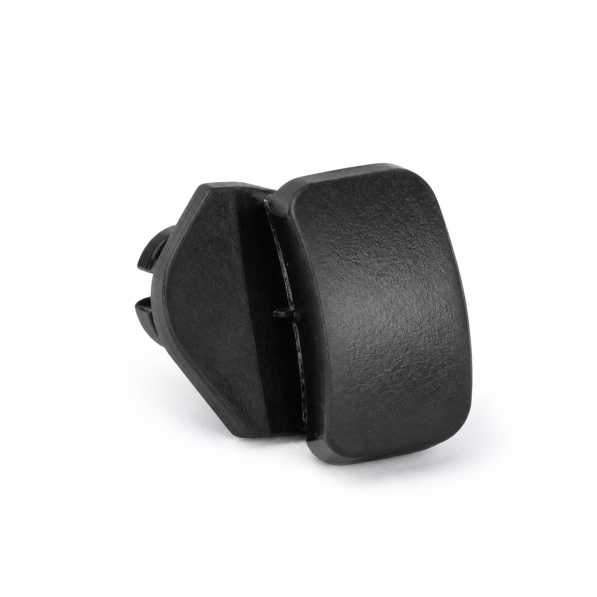 Tilos mask buckle replacement part E in black, studio view