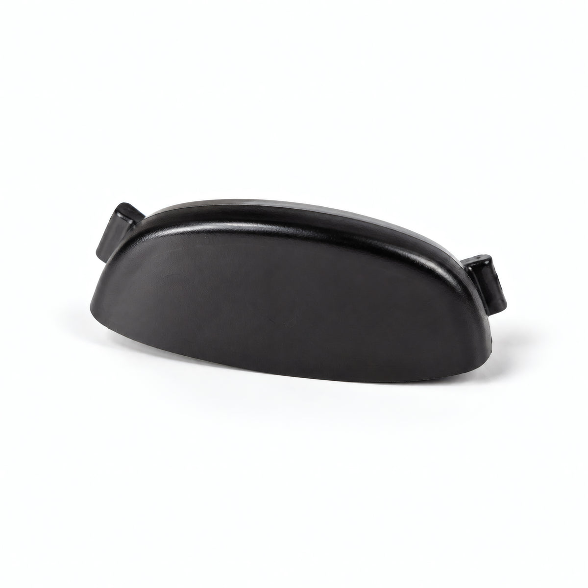Tilos mask buckle replacement part F1 in black, studio view
