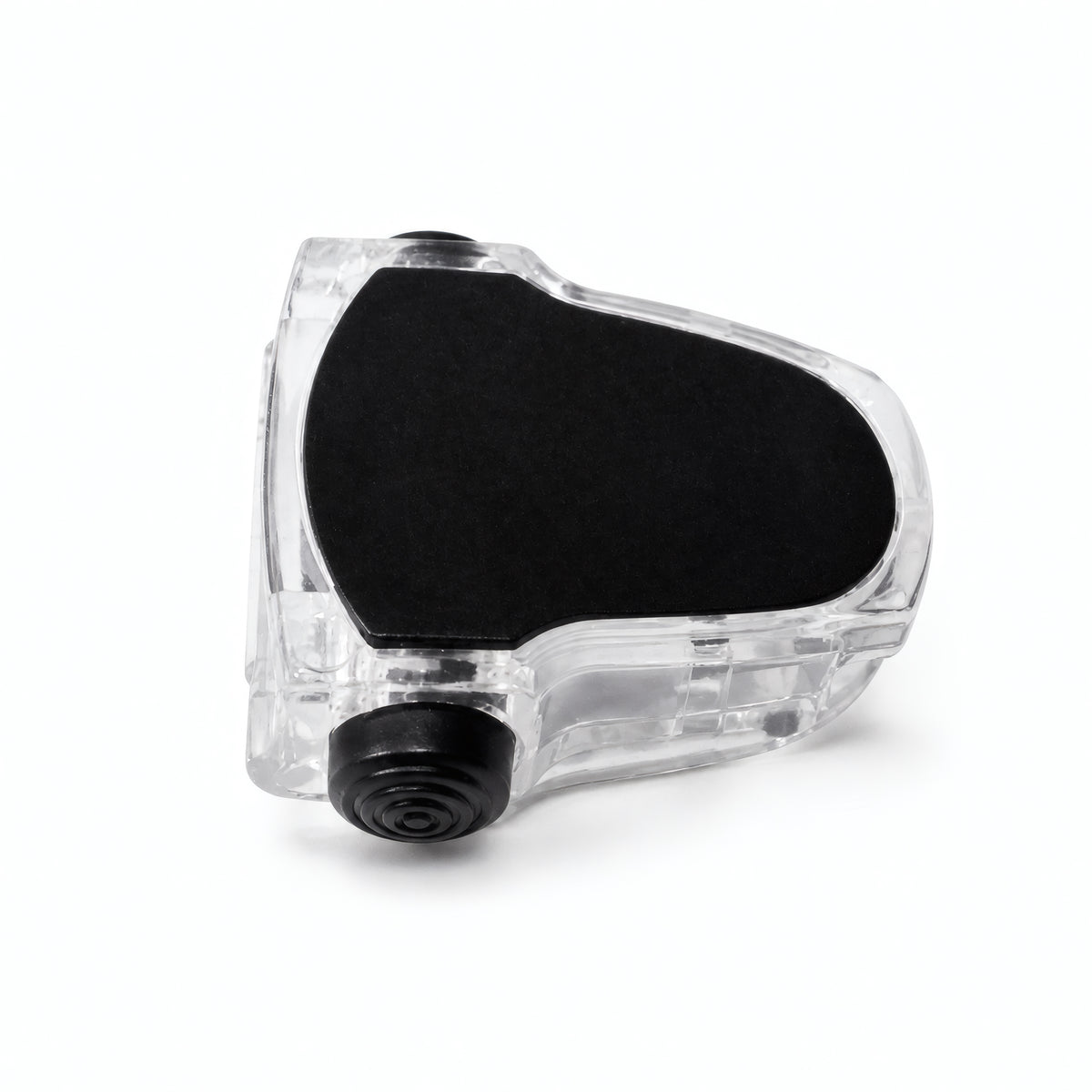 Tilos M170 old version replacement mask buckle in black, studio view