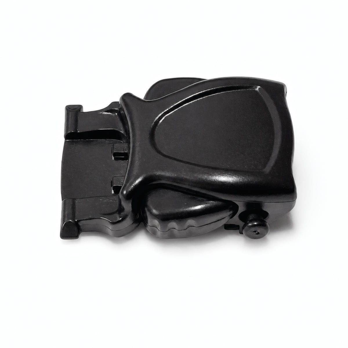 Tilos M460 and M441 replacement mask buckle in black, studio view