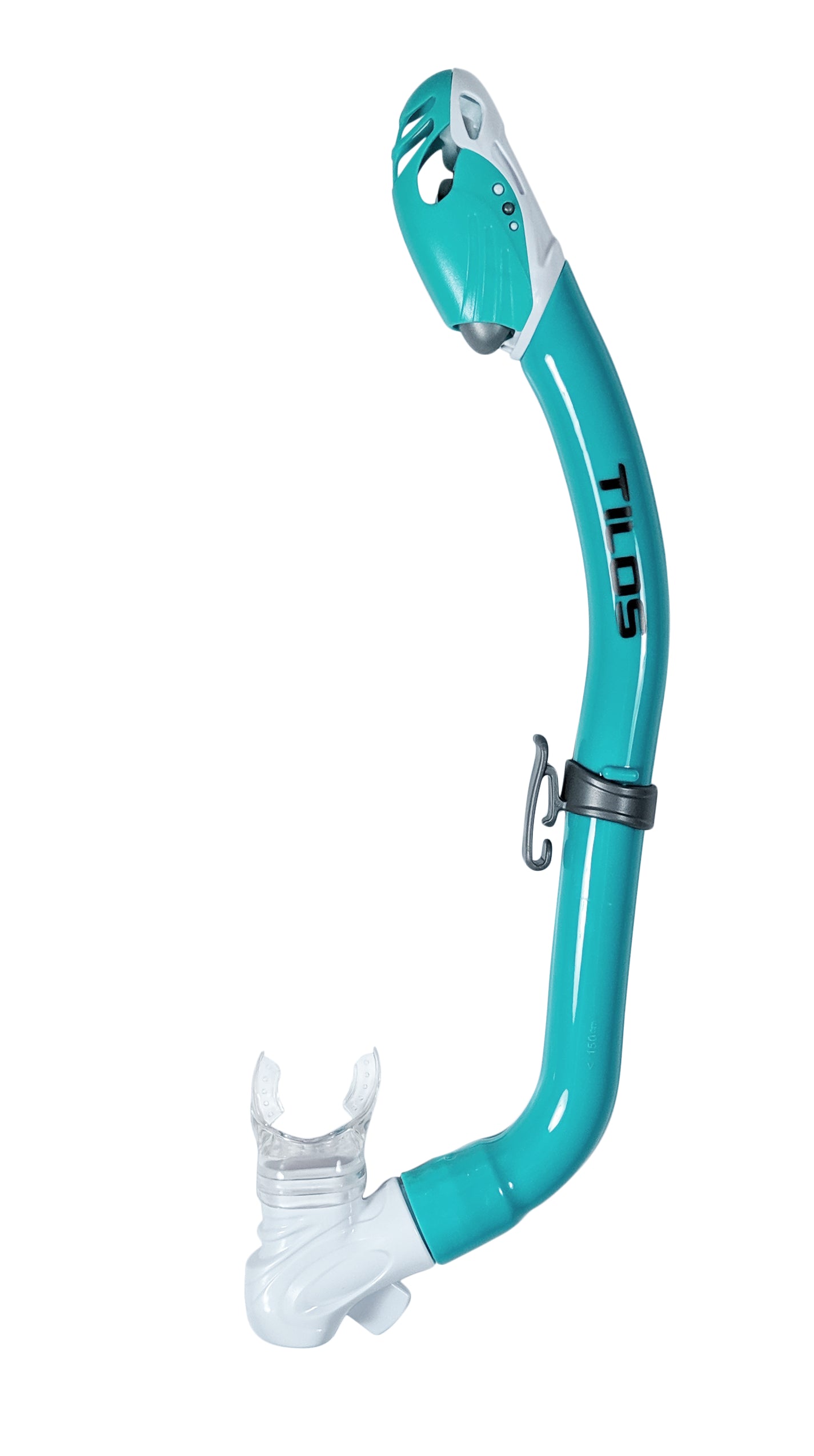 Tilos SOS Whistle Junior Dry Snorkel in white — kids snorkel with mouthpiece