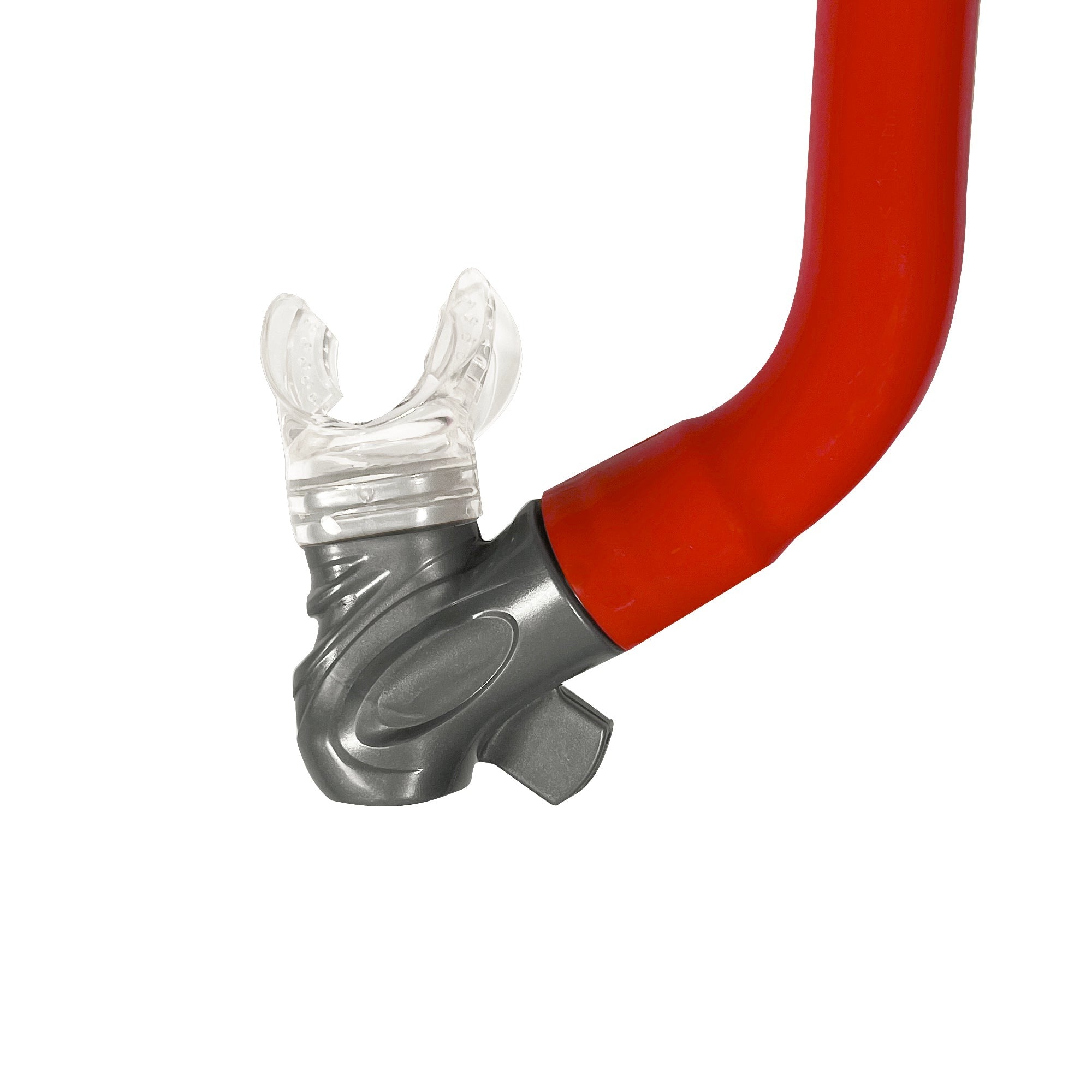 Tilos SOS Whistle Junior Dry Snorkel in silver — kids snorkel with mouthpiece