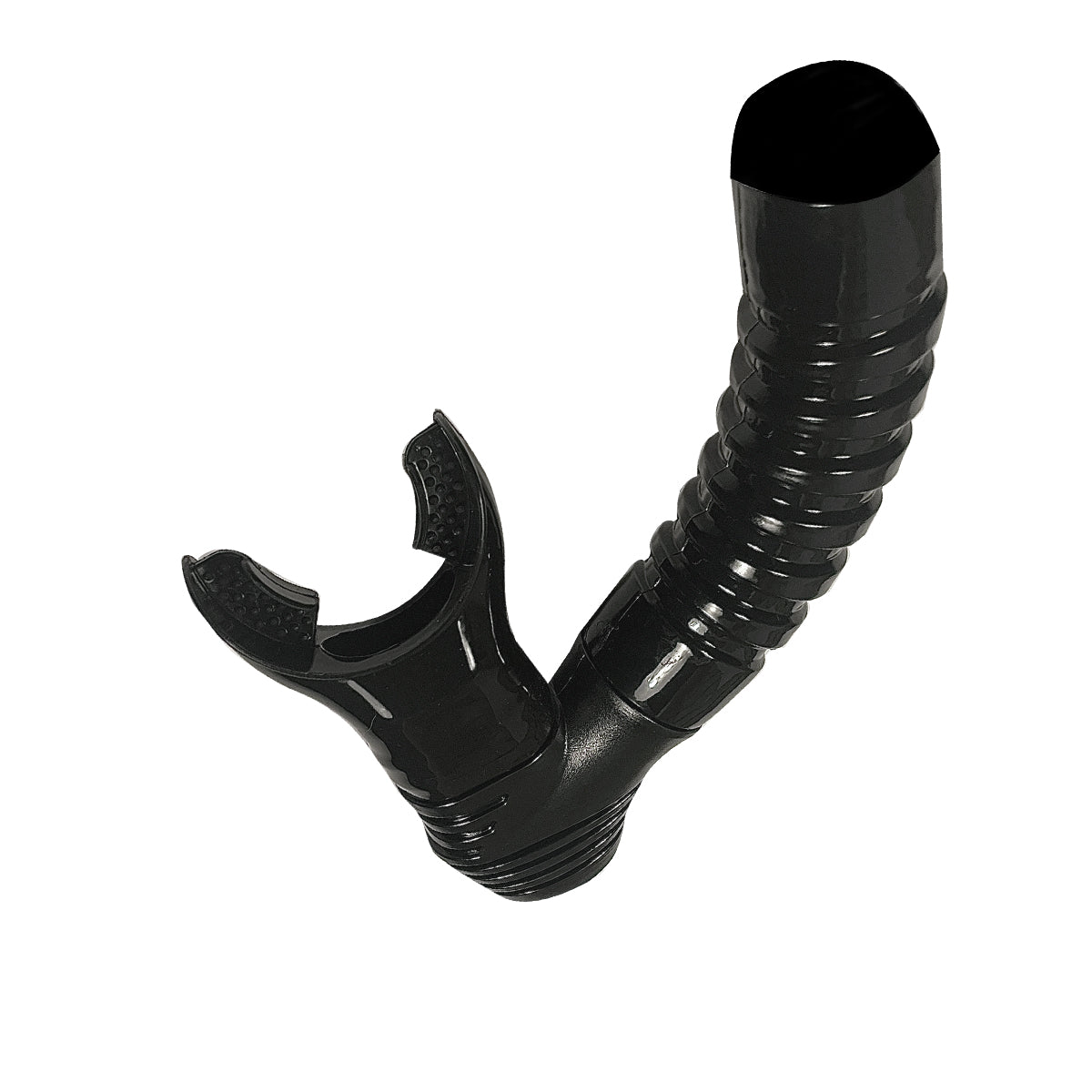U-Pro II Snorkel - Classic Open Top Design with Flex Silicone Mouthpiece for Diving and Snorkeling — Tilos