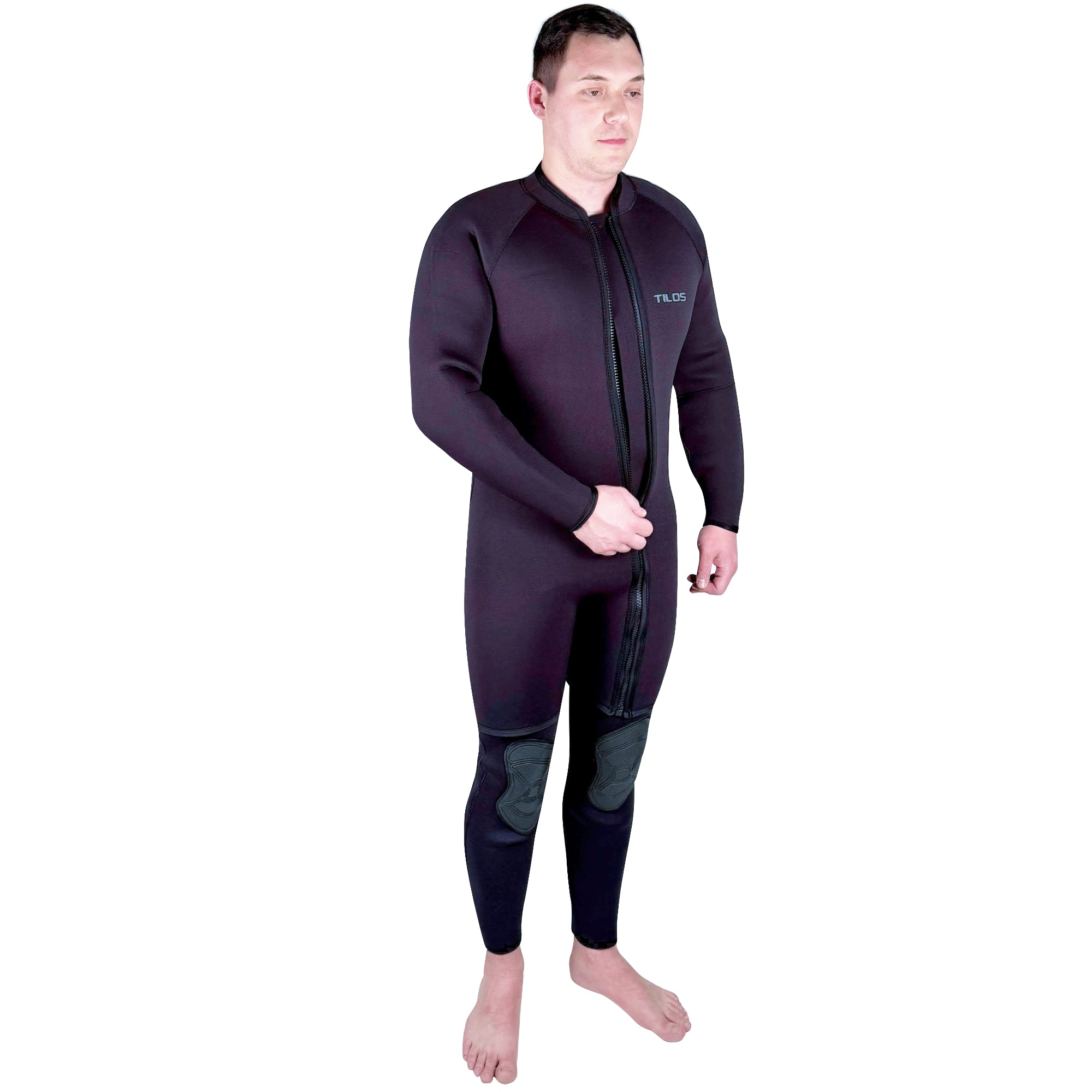 Tilos 6.5mm Standard Step-In — back view showing zipper