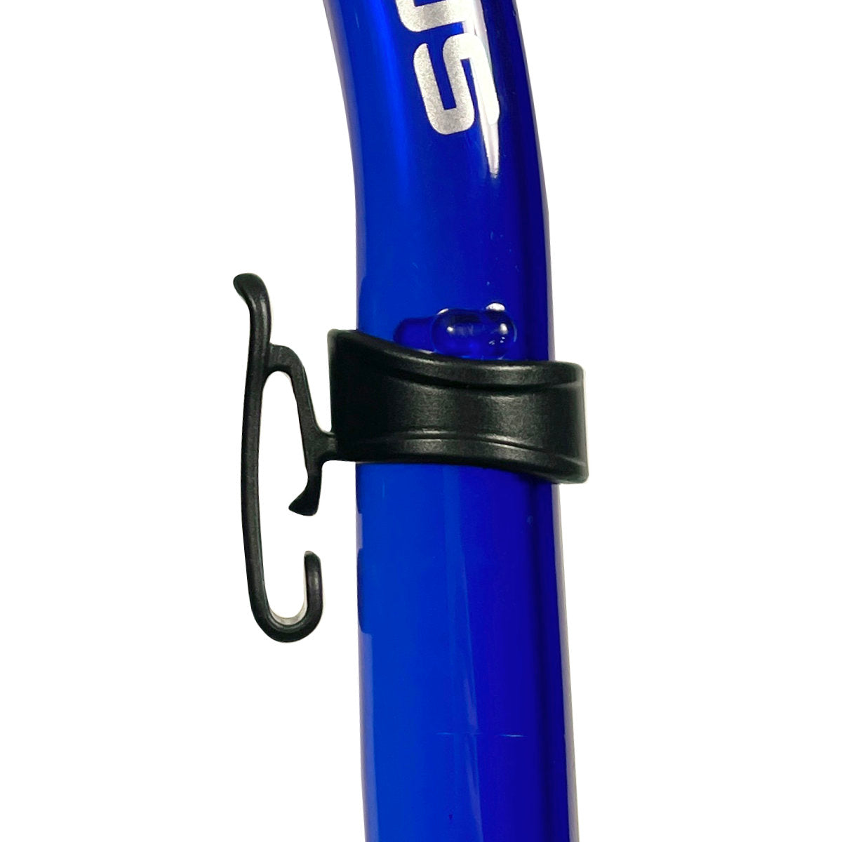 Tilos Oracle Dry Jr Snorkel in teal blue — kids snorkel with mouthpiece