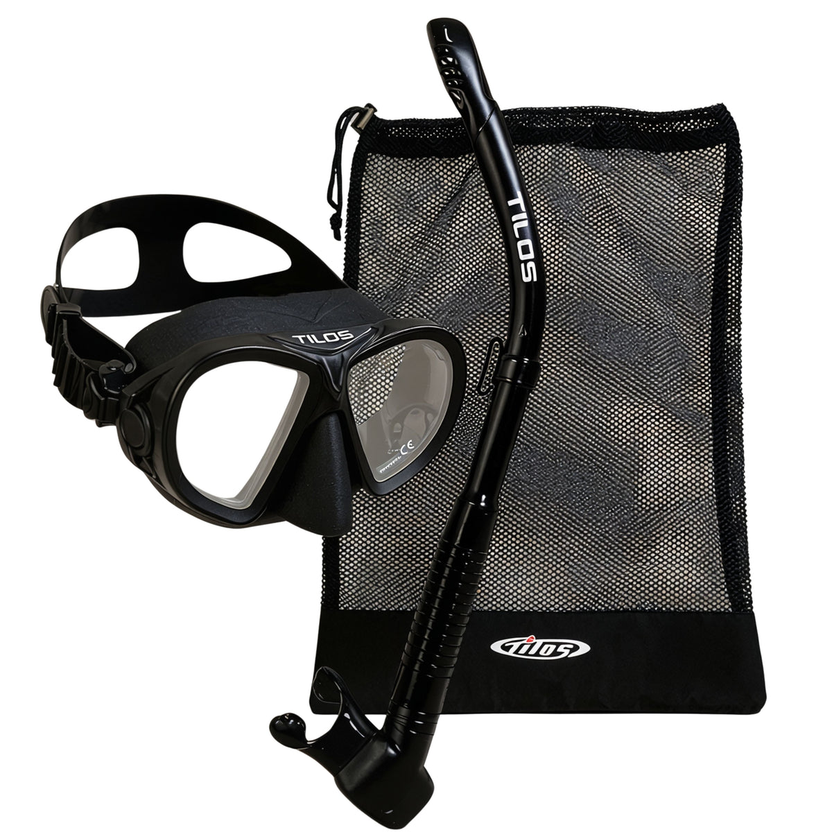 Aquastalk Mask with  Hi-Flow II Semi-Dry Snorkel — Tilos