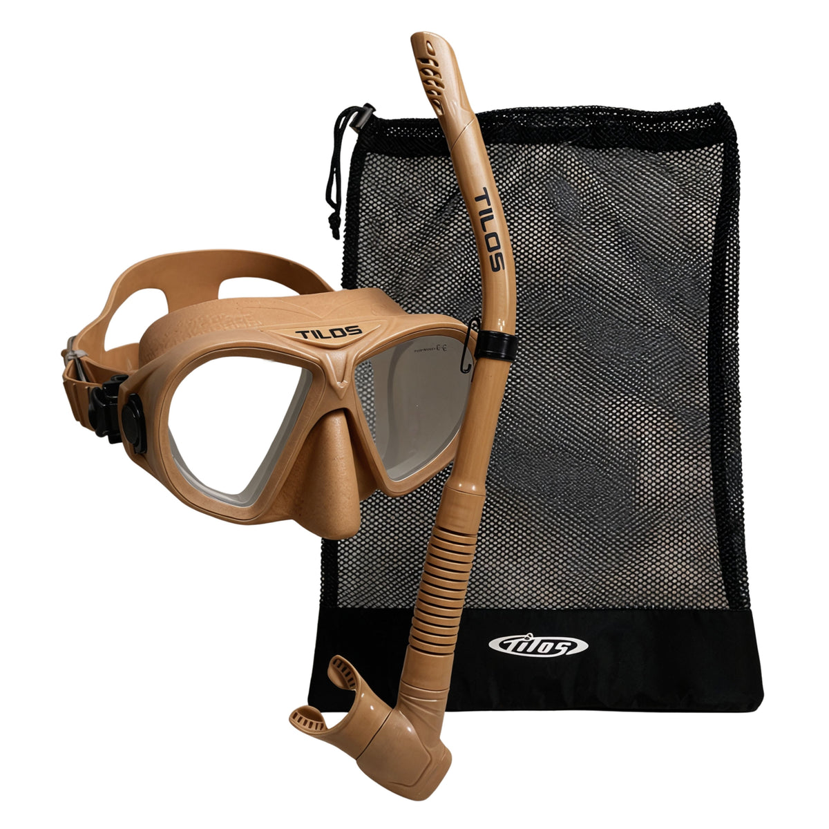 Aquastalk Mask with  Hi-Flow II Semi-Dry Snorkel — Tilos