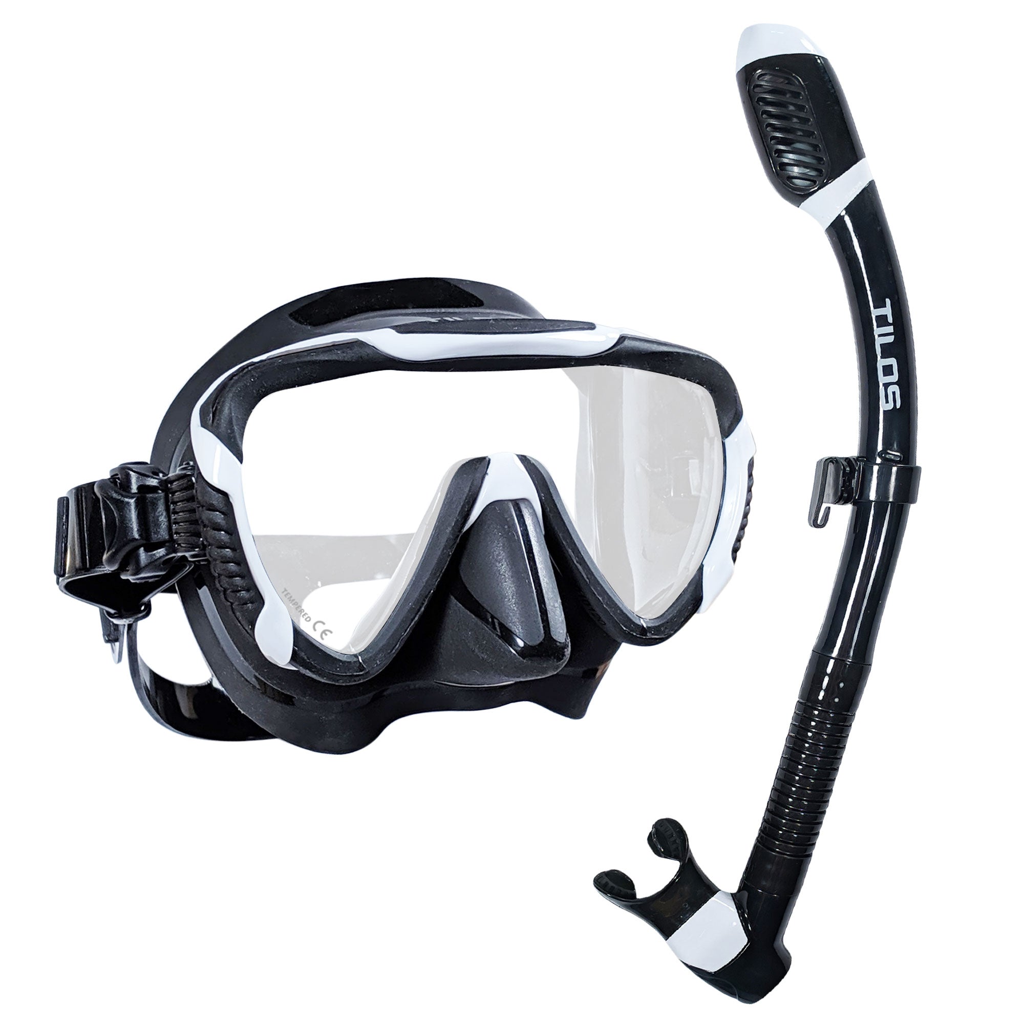 Morphi Mask with Diver Sleek Snorkel Combo Set — Tilos