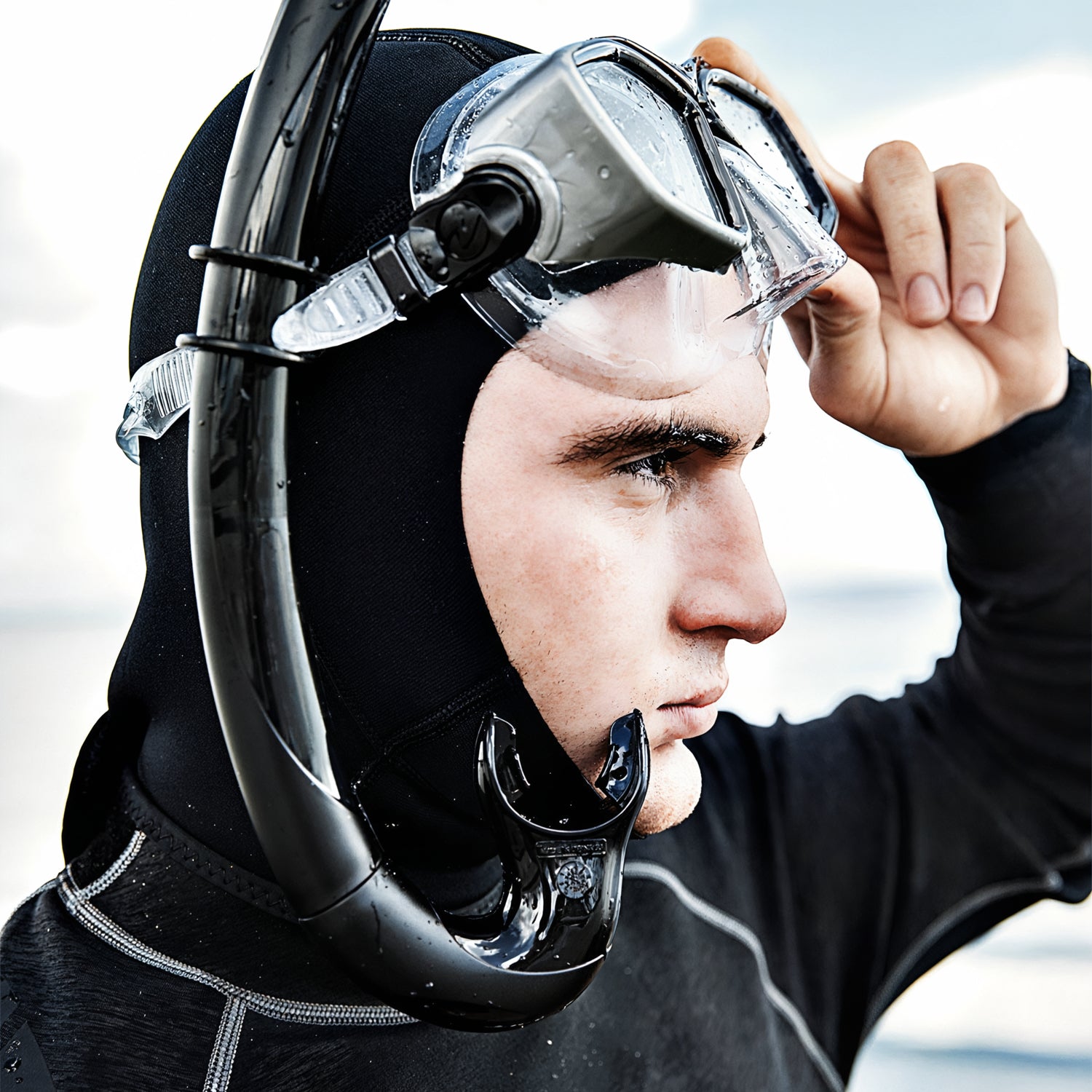 Tilos 1mm Thermoflare Hood — neoprene dive hood