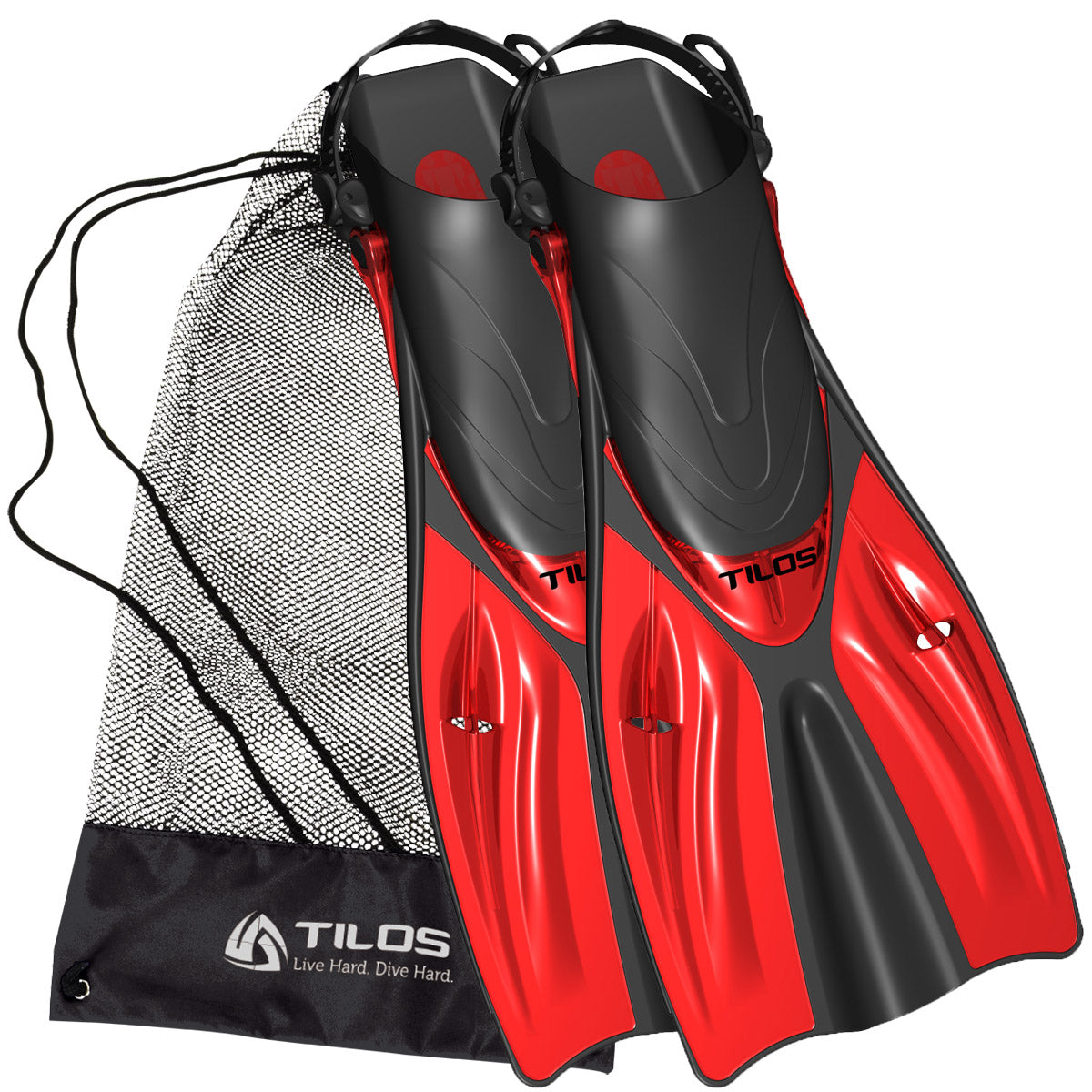 Diver carrying Tilos Getaway Wide Toe Box Snorkeling Fins fins out of the water