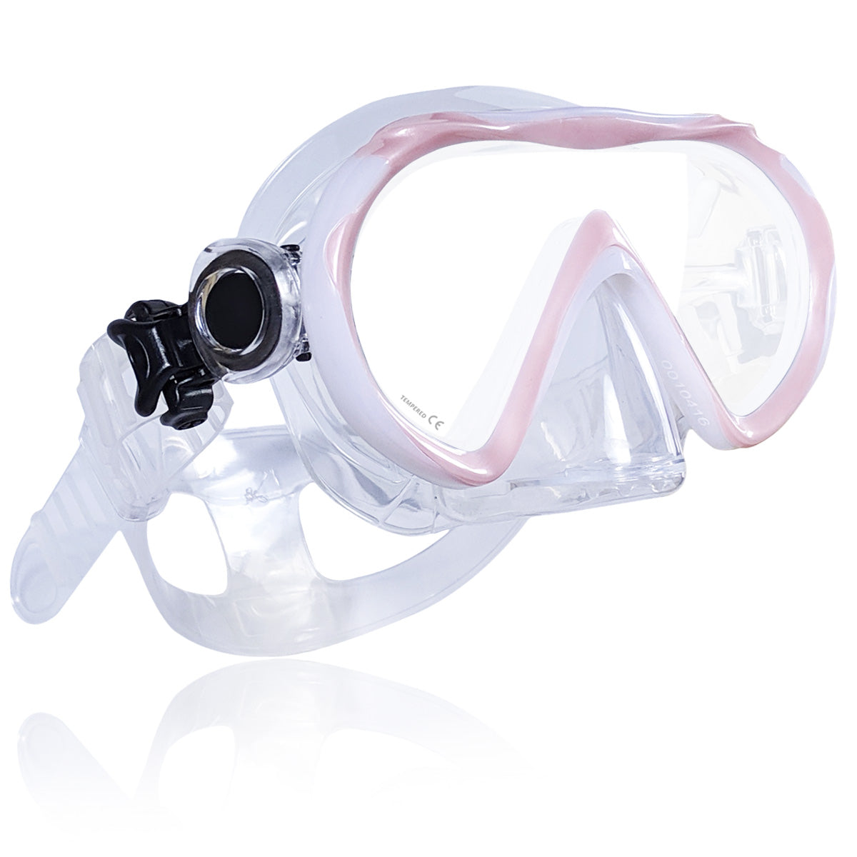 Diver wearing the Tilos Cosmos Jr. Single Lens underwater