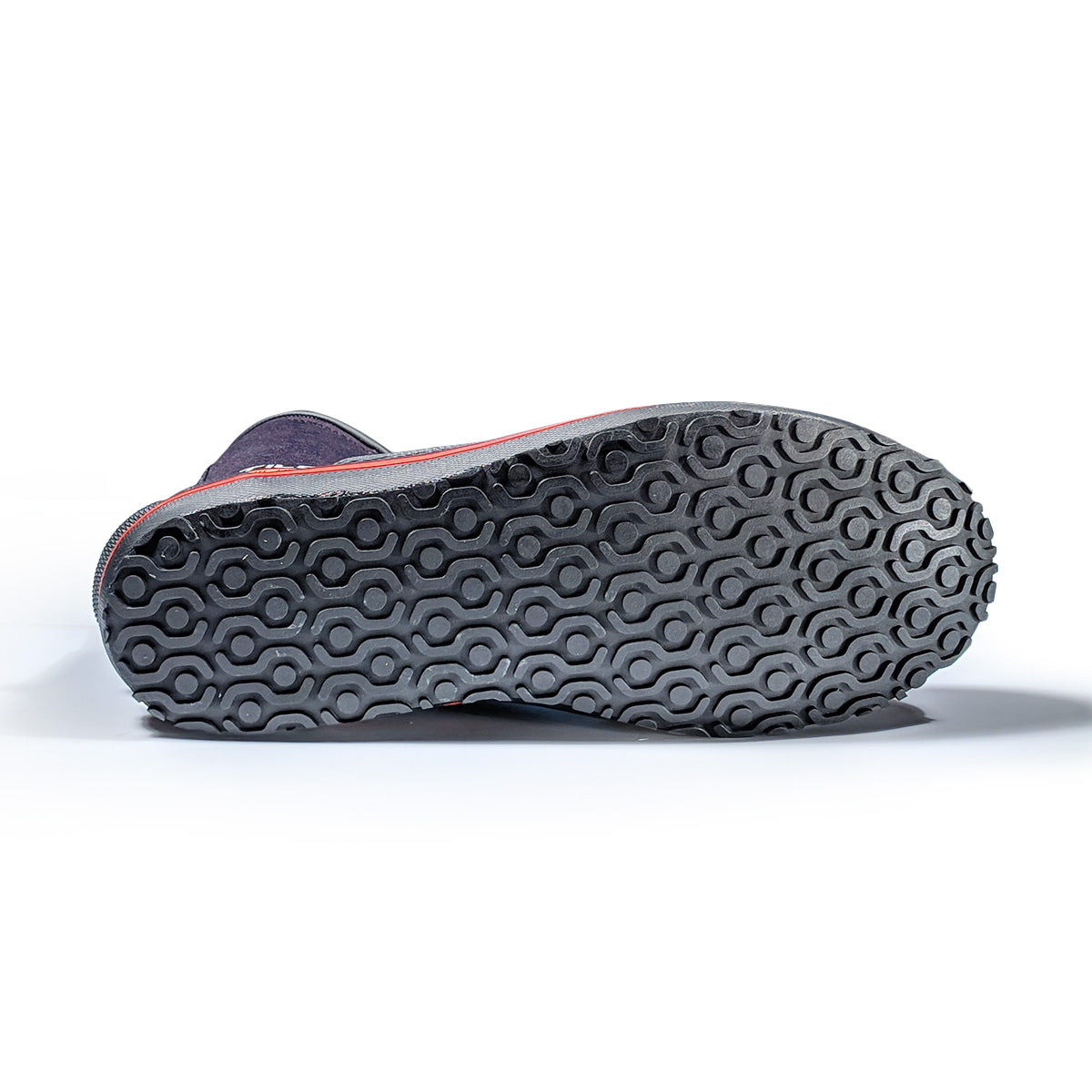 Tilos 6mm Thermoflare Hi Tract Semi-Dry Boot — sole tread pattern detail