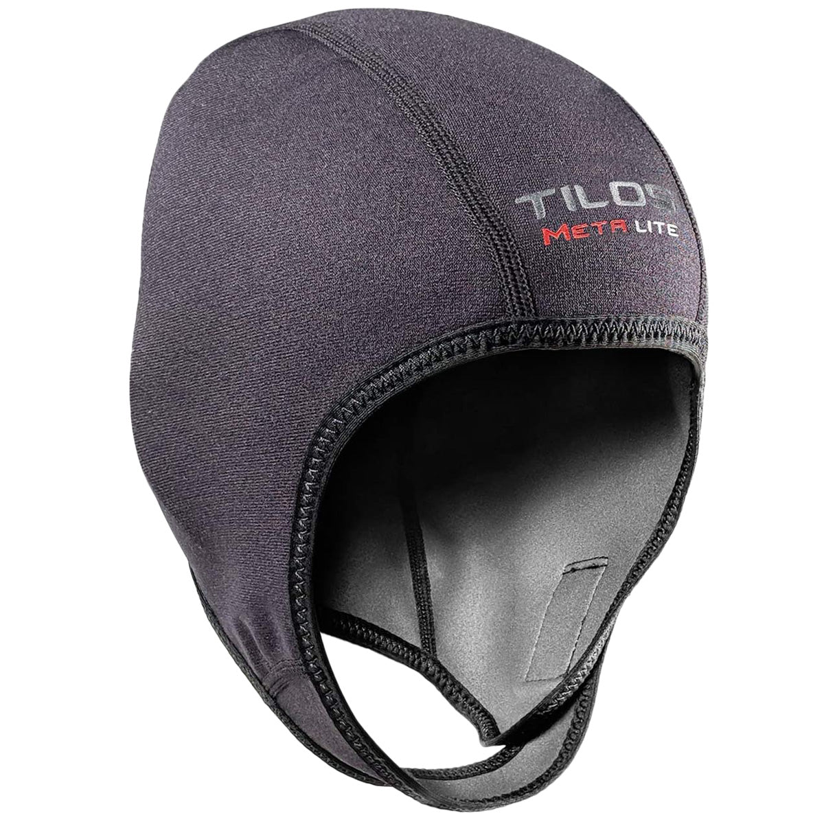 Tilos 1mm Titanium Neoprene Beanie in black — neoprene beanie