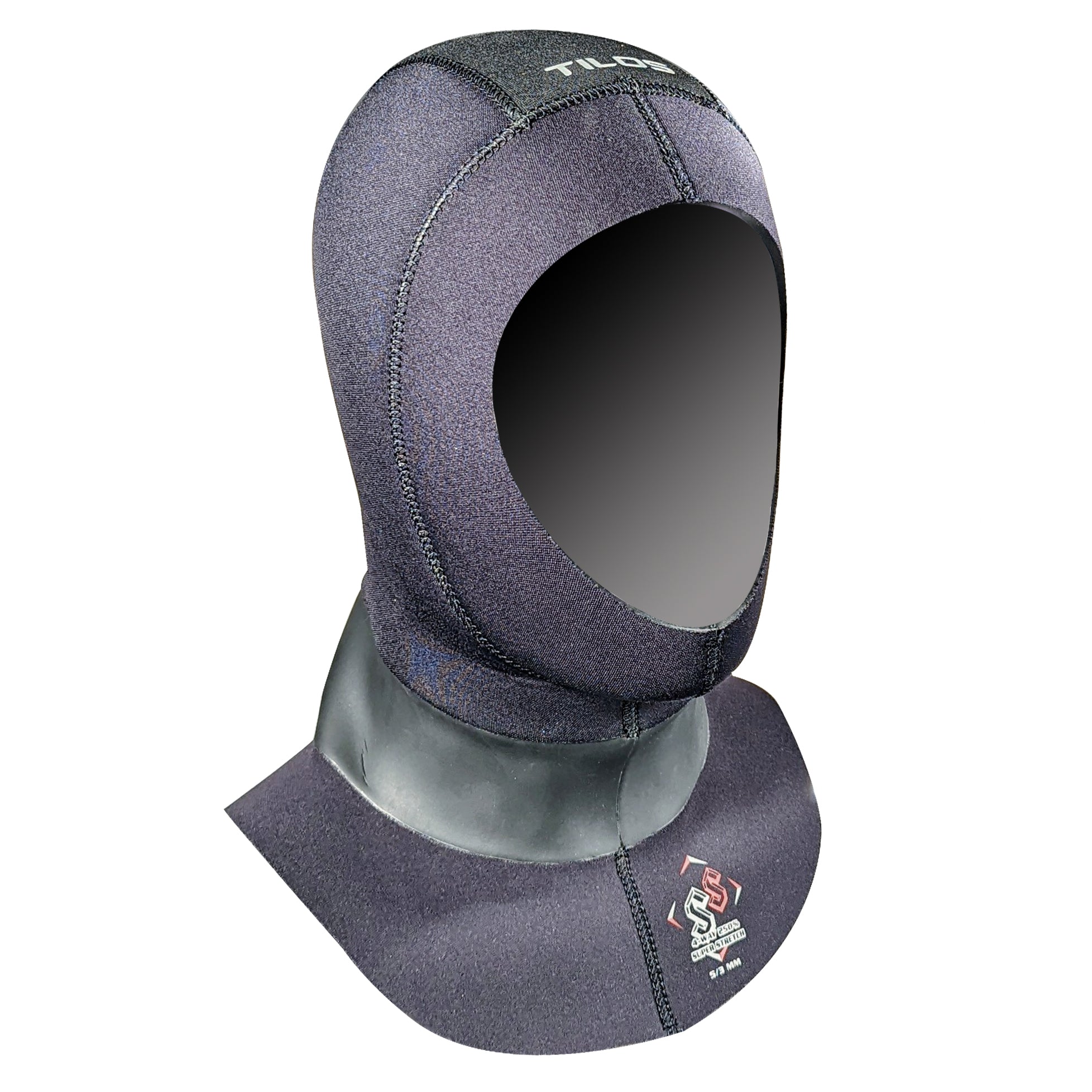 Tilos 5/3mm SuperStretch Hood — neoprene dive hood