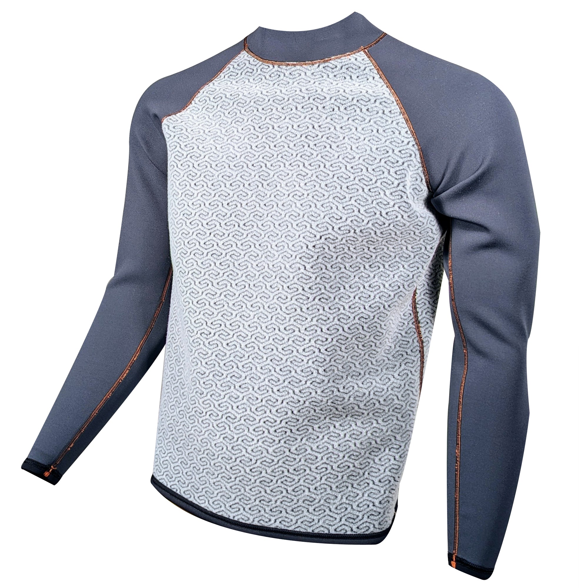 Tilos 1mm Thermoflare Shirt in black — UPF sun protection top