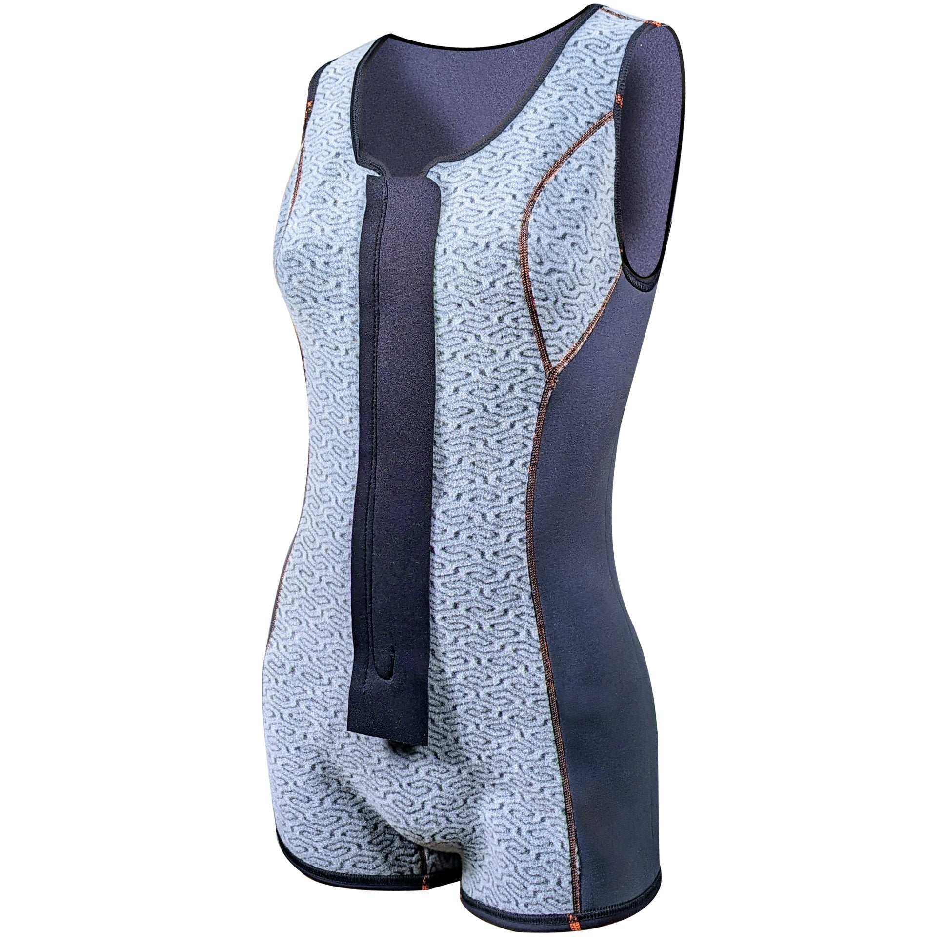 Tilos 1mm Anesi Thermoflare Swimsuit in black — ladies wetsuit front view